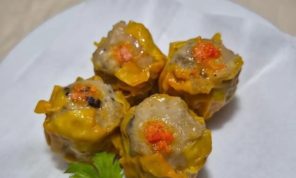 Shumai Steamed dumplings with meat and vegetables at Bamboo Cafe, a Chinese Restaurant restaurant in Glendale